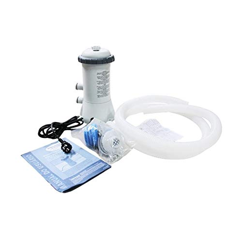 KOVOSCJ Pool Cleaner 220V Electric Filter Pump Swimming Pool Filter Pump Water Clean Clear Dirty Pool Swimming Pool Water Cleaner Pond Pumps Filter (Color : Gray)
