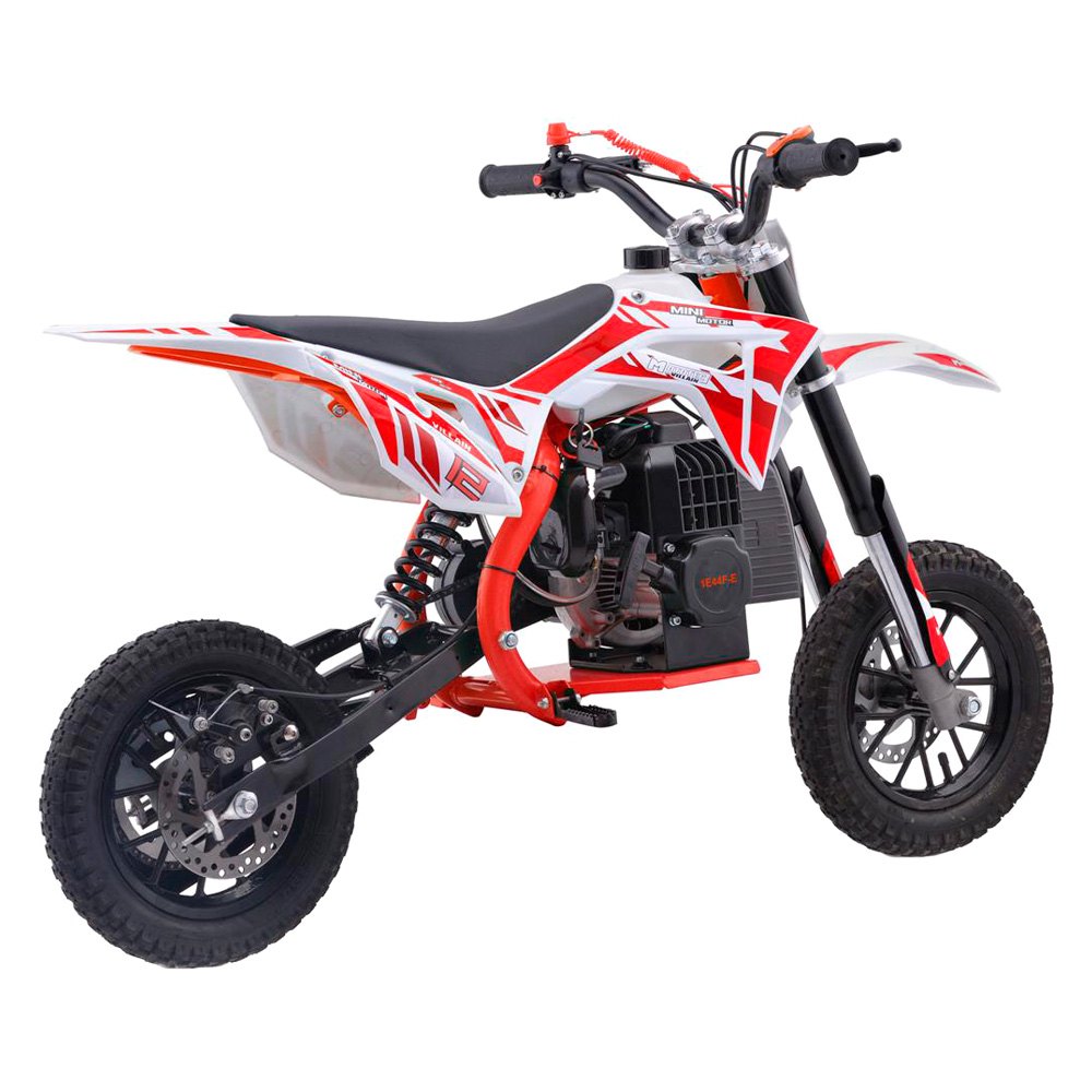 MotoTec Villain 52cc 2-Stroke Kids Gas Dirt Bike