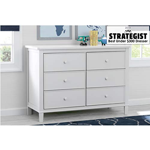 Delta Children Haven 6 Drawer Dresser, White