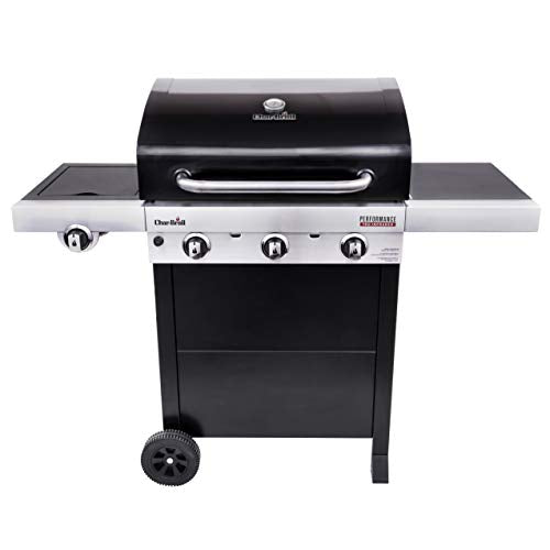 Char-Broil 463280019 3-Burner Cart Style Gas Grill, Black