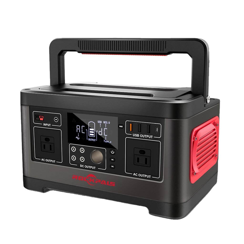 Rockpals RP500W 500W/520WH Portable Generator Lithium Portable Power Station New