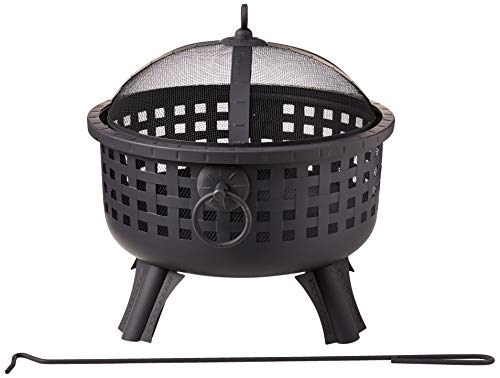 Landmann 26364 23-1/2-Inch Savannah Garden Light Fire Pit, Black