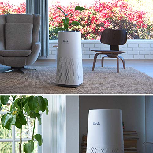 LEVOIT Air Purifier for Home Large Room with H13 True HEPA Filter for Allergies, Cleaner for Smoke Mold, Pollen, Dust, Quiet Odor Eliminators for Bedroom, Smart Sensor, Auto Mode, White