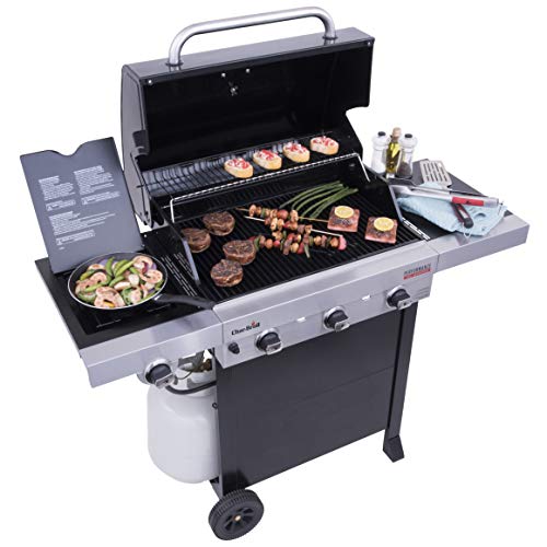 Char-Broil 463280019 3-Burner Cart Style Gas Grill, Black
