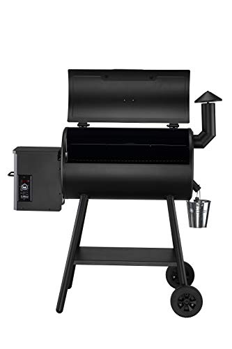 Z GRILLS ZPG-5502H 2020 Upgrade Wood Pellet Grill & Smoker, 8 in 1 BBQ Grill Auto Temperature Control, 553 sq in Black