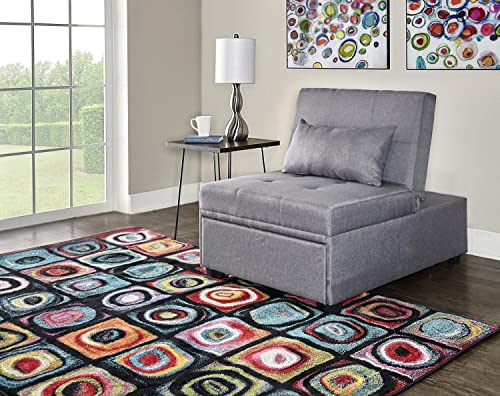 Powell Furniture Boone Convertible Sofa Bed Sofabed, 31.125