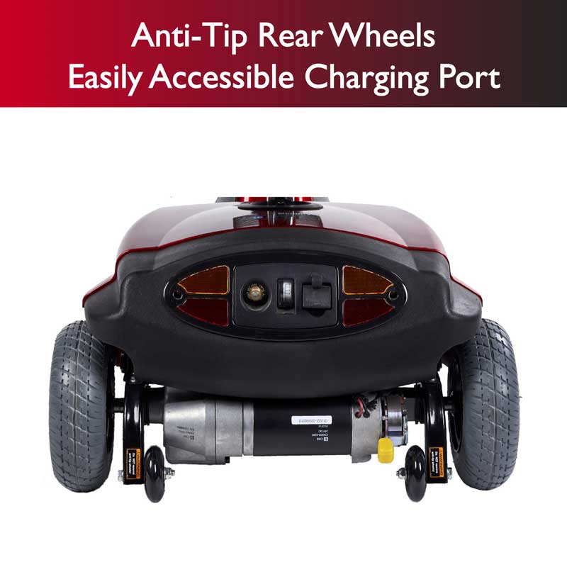 Zip'r Breeze 3-Wheel 24V 250W Heavy Duty Mobility Scooter Blue New