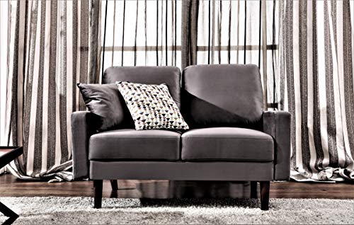 US Pride Furniture Sectional, 2PC, Grey