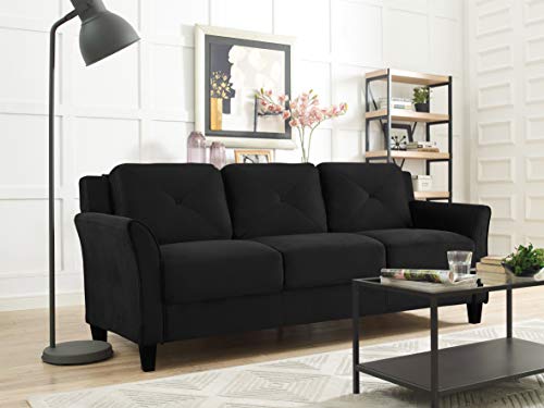 Lifestyle Solutions HRFKS3BK Grayson Sofa, 78.7