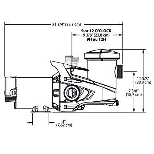 Carvin 1.5 HP Sharkjet 15SHJ-5-25-S1 Pool Pump for Above Ground Pool | 115 V