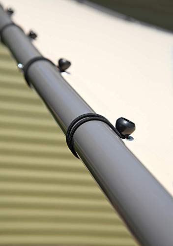 ShelterLogic 10' x 10' Pacifica Gazebo Canopy Charcoal Carbon Steel Frame and Marzipan Tan Water Resistant and Sun Protection Cover