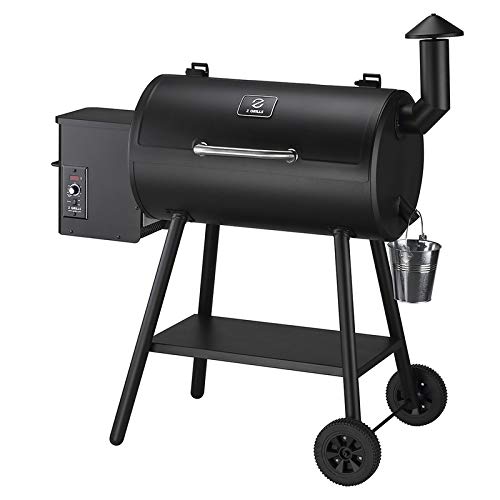 Z GRILLS 550B2 Wood Pellet Grill & Electric Smoker BBQ Combo with Auto Temperature Control | 2021 Upgrade | 553 sq in Black