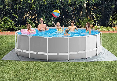 XLBHSH 366 ×76 cm Metal Frame Pool Round Frame Above Ground Pool Pond Family Swimming Pool Metal Frame Structure Pool