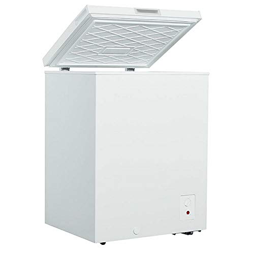IM VERA CF500M0W-IS 5 Cubic Foot Stand Alone Upright Deep Freezer Chest, White