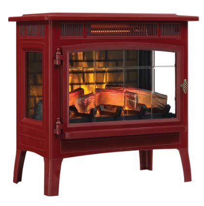 Duraflame 3D Infrared Electric Fireplace Stove with Remote Control, Cinnamon - DFI-5010-03