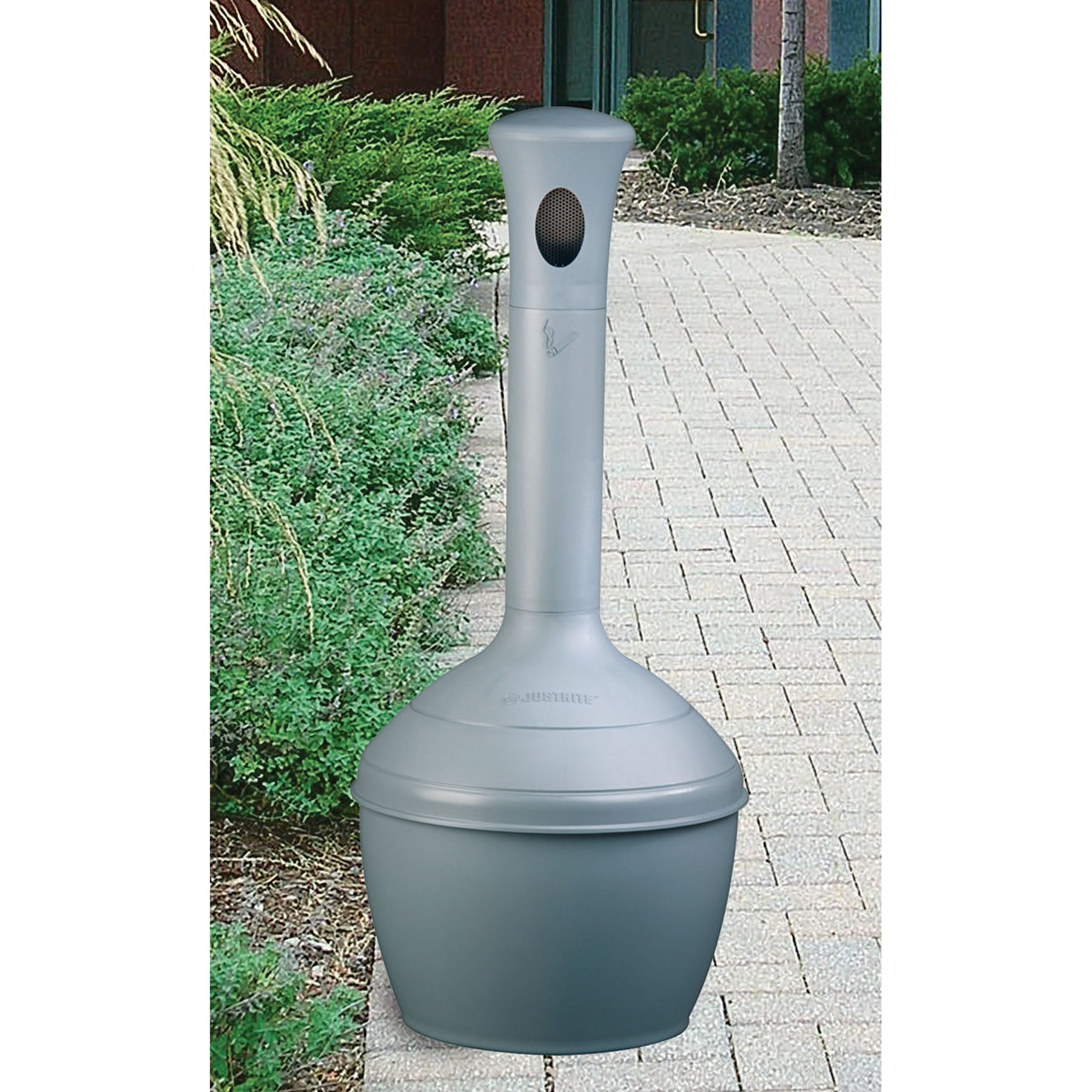 Justrite Elite™ Smoker’s Cease-Fire® Cigarette Butt Receptacle