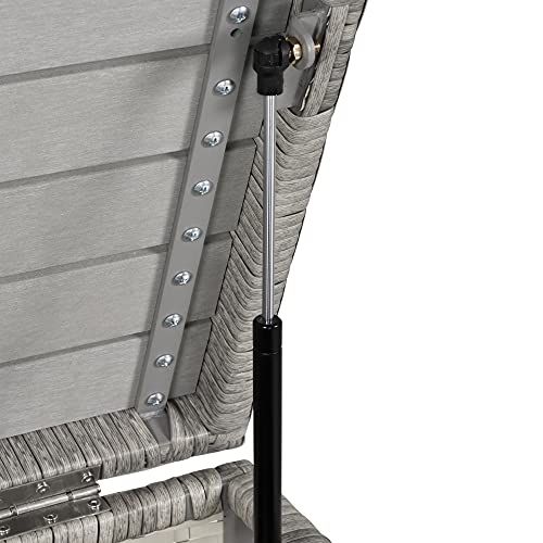 Outsunny 4-Piece PE Rattan Wicker Outdoor Sofa Sets with Washable Comfort Cushions, Steel Frame, & Modern Design Furniture Set, Grey