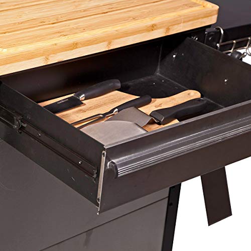 Camp Chef Patio Cart, Black/Silver, PZCART