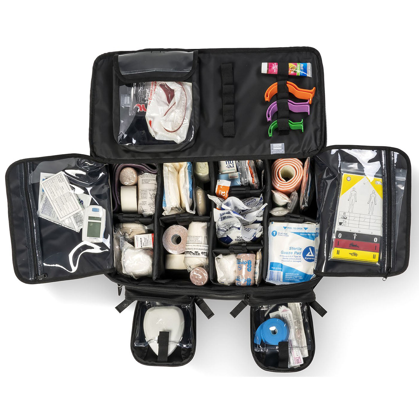 MERET OMNI™ PRO X BLS/ ALS Emergency Response System Medical Backpack