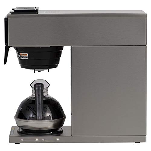 BUNN VP17-1, 12-Cup Low Profile Pourover Commercial Coffee Maker, 1 Warmer, 13300.0001