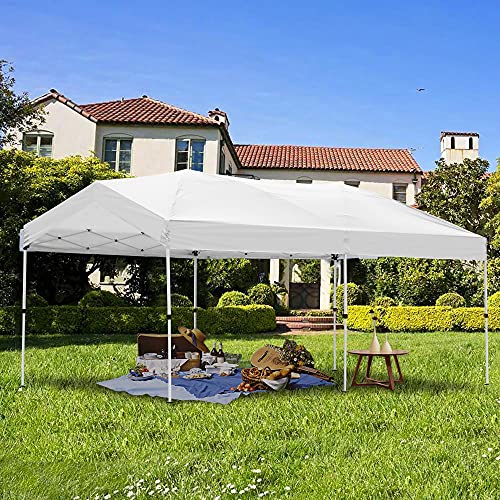 HYD-Parts 10x 20FT Gazebo Tent Canopy Tent Pop-Up Canopy Folding Shelter for Wedding Party