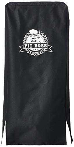 PIT BOSS 77435 Vertical Lp Gas Smoker, Red & 73335 LP Gas Smoker Cover, Black