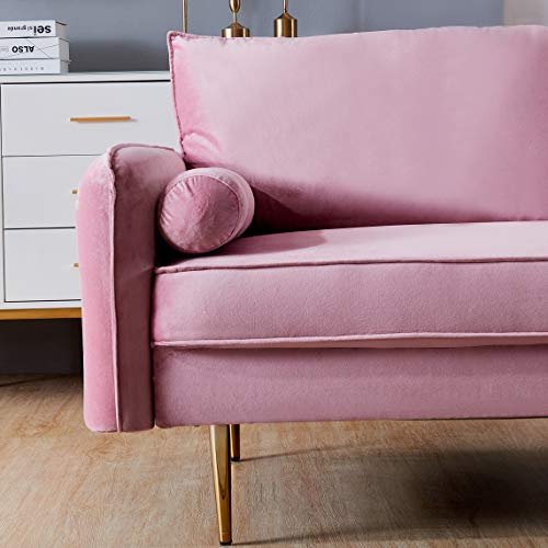 Merax 2-Seat Velvet Sofa with pocket-71 W, 71