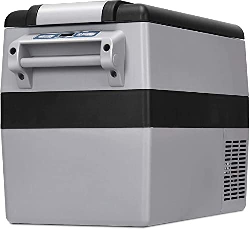 Ererboom Car Refrigerator, 44 Quart Compressor Truck Cooler and Freezer, -4°F to 50°F, Portable & Compact Vehicle Fridge, Ideal for Car/SUV/RV, Camping & Traveling