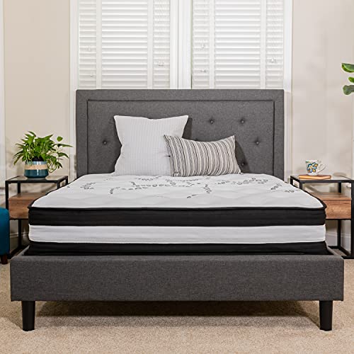 Flash Furniture Capri Comfortable Sleep 12 Inch CertiPUR-US Certified Foam and Pocket Spring Mattress, King Mattress in a Box