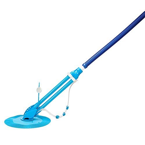 【𝐒𝐩𝐫𝐢𝐧𝐠 𝐒𝐚𝐥𝐞 𝐆𝐢𝐟𝐭】 Automatic Swimming Pool Cleaner, Auto Swimming Pool Cleaner with 10pcs Durable Hose Blue - Complete Set