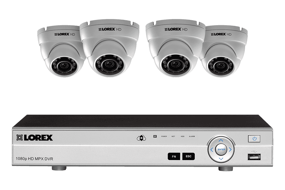 Lorex MPX84DW 1080P 4 Camera 8 Channel 2 TB MPX DVR Security Surveillance Camera System New