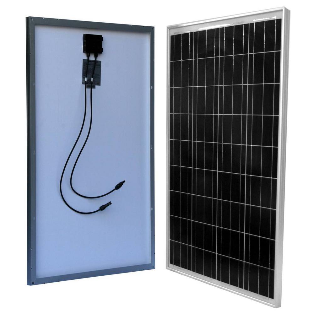 WindyNation SOK-100WP-P30L 100 Watt Solar Panel Kit With LCD Charge Controller New