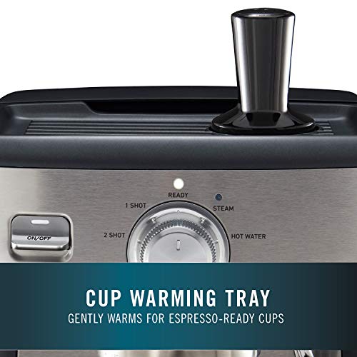 Calphalon BVCLECMP1 Temp iQ Espresso Machine with Steam Wand, Stainless Steel