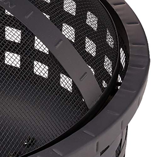 Landmann 26364 23-1/2-Inch Savannah Garden Light Fire Pit, Black