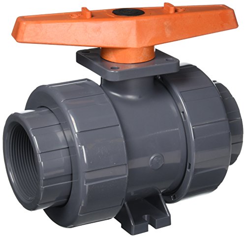 Hayward TB1300T 3-Inch PVC TB Series Ball Valve with Viton Seals and Threaded End Connection