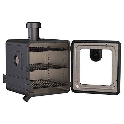 PIT BOSS PBGAC060010083 Side Smoker Attachment, Black