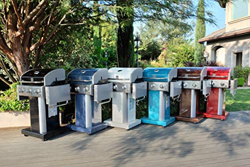 Kenmore PG-4030400LD-AM 3 Burner Outdoor Patio Gas BBQ Propane Grill, Black