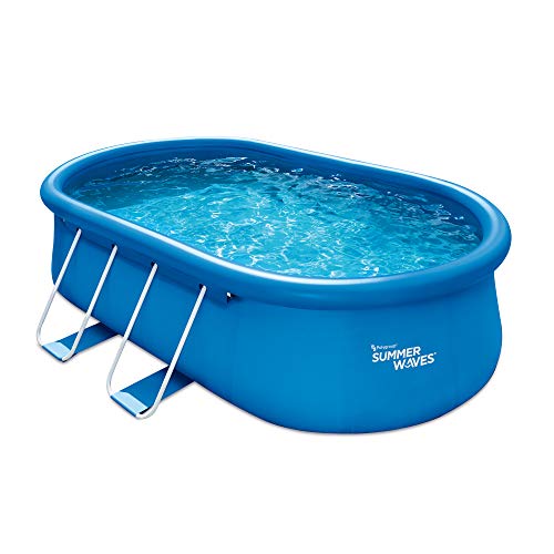 Summer Waves 15ft x 42in Quick Set Oval Above Ground Swimming Pool