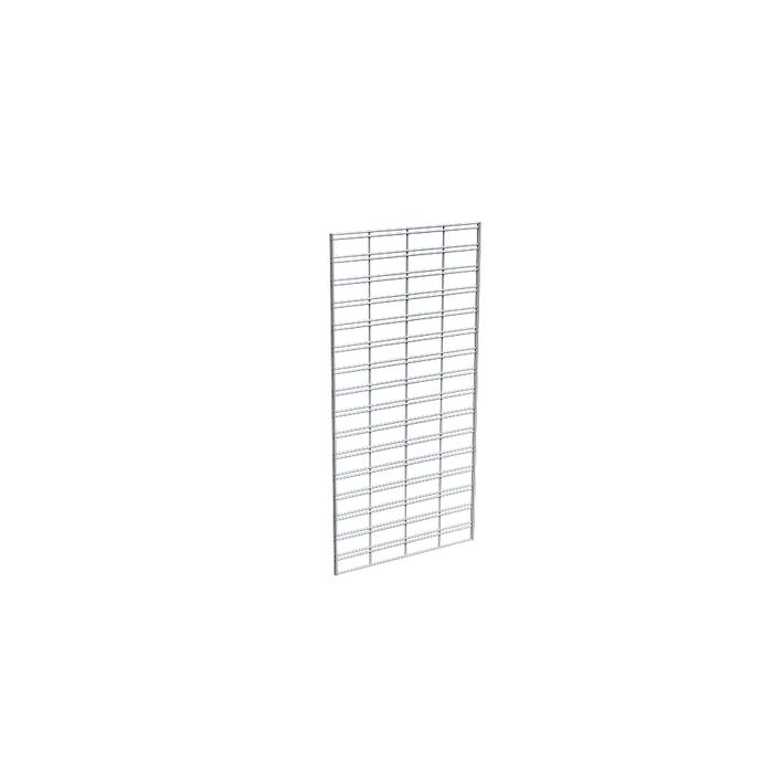 Econoco Slatgrid Panels - Chrome (Set of 3)