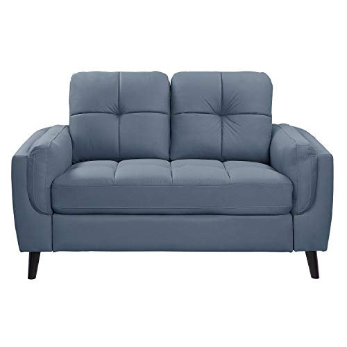 Lexicon Harrisburg Living Room Loveseat, Blue