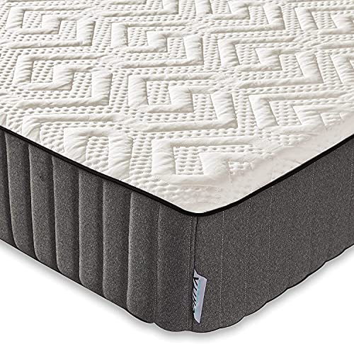 CHITA 12 Inch King Cool Gel Memory Foam Mattress with Cooling Cover - CertiPUR-US Certified - Bed in a Box – Medium Firm - 365 Night Trial - Removable Cover - 10 Years Warranty
