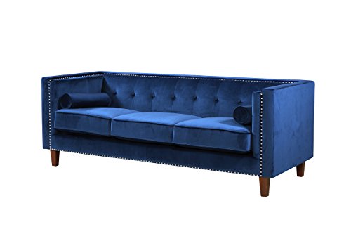 US Pride Furniture S5369N-S5372N-S Sofas, Blue