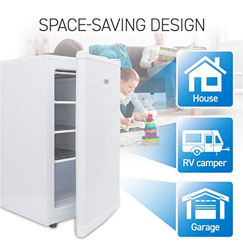 Commercial Cool CCUN28W 2.8 Cubic-Foot Upright Freezer