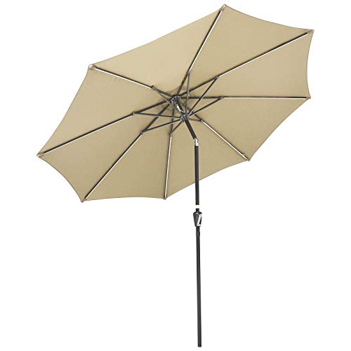 10Ft Solar Powered Patio UmbrellaPatio umbrella Patio umbrellas Umbrella outdoor patio Outdoor umbrella Outdoor umbrella with stand Outdoor patio