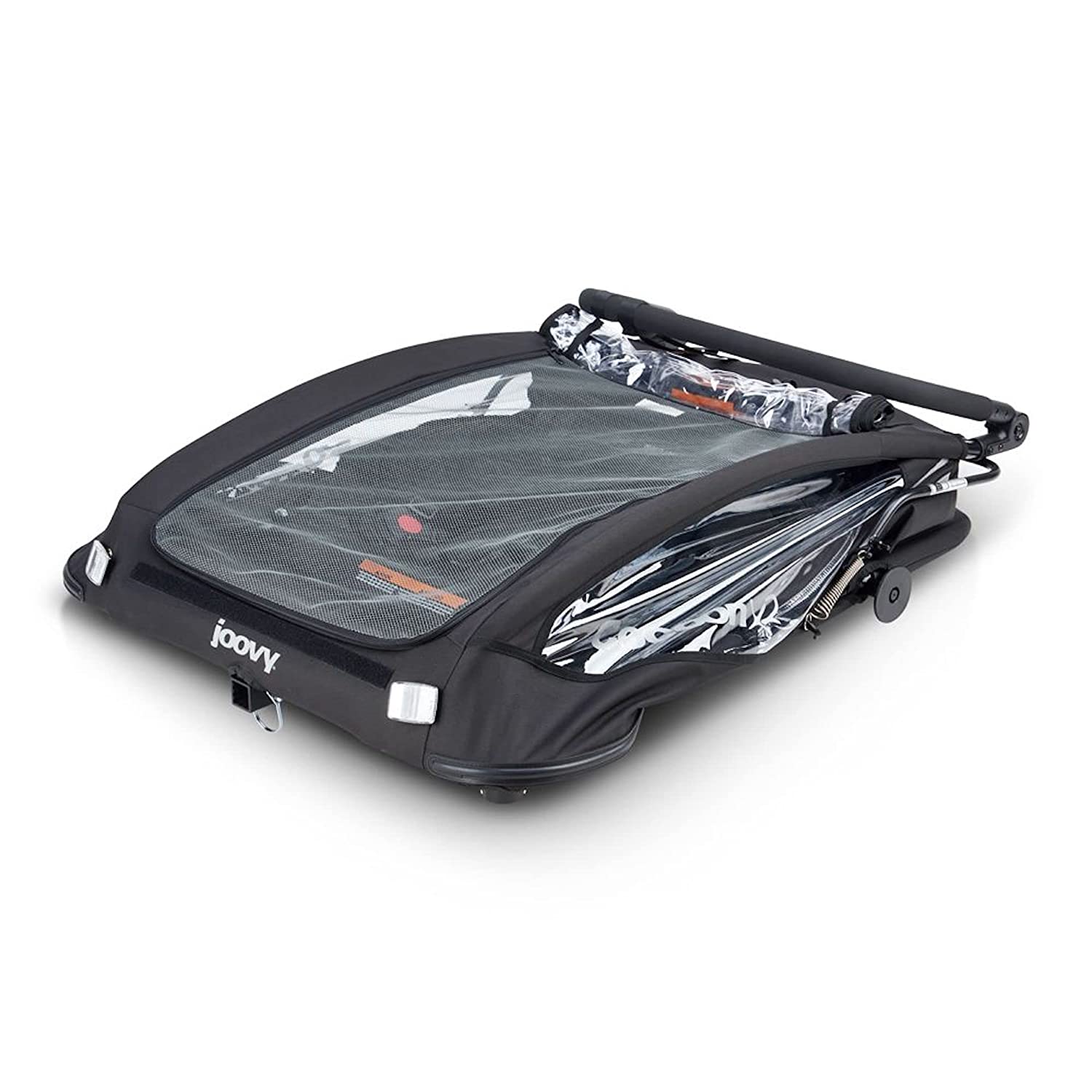 Joovy 5017 CocoonX2 Stroller and Bike Trailer with Trailer Hitch Black New