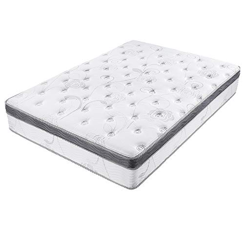 Olee Sleep 12 inch Hybrid Euro Box Top Pocket Spring Mattress (Full)