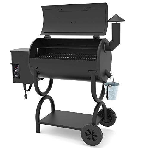 Z GRILLS Wood Pellet Grill BBQ Smoker 550 SQ.IN., 2020 Upgrade , 8-in-1(Grill), Pid Controller