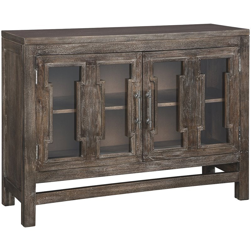 2 Door Buffet in Antique Brown