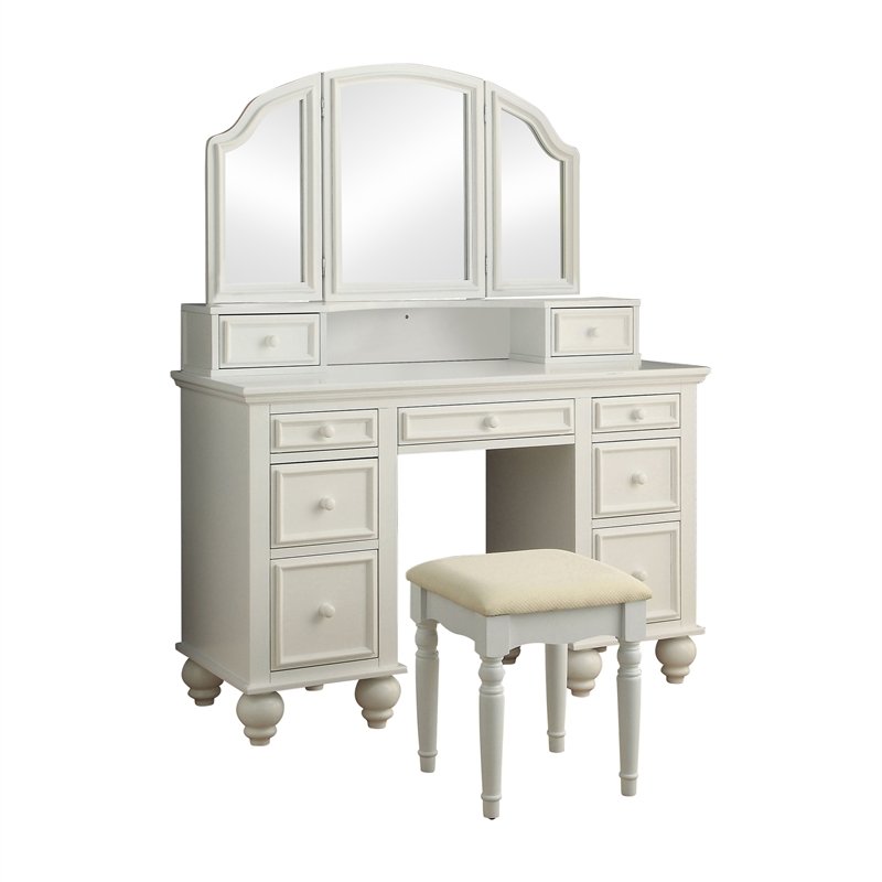 Tamarah 3-Piece Wood Bedroom Vanity