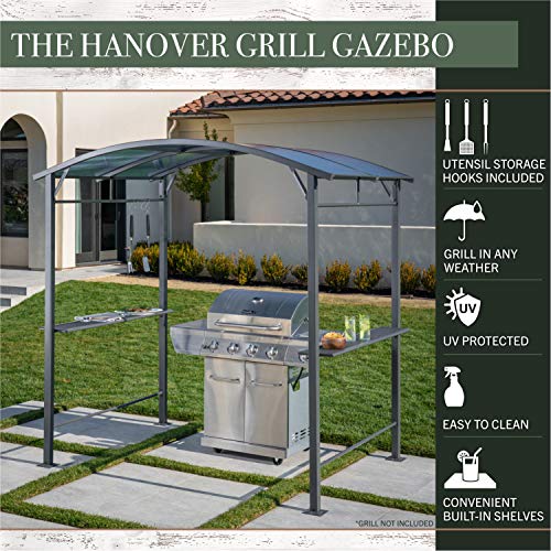 Hanover HANGRGAZ-Gry Grill Gazebo 90